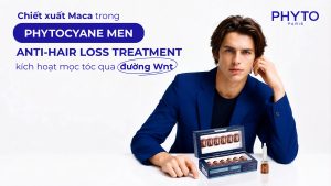Hình ảnh chiết xuất Maca trong Phytocyane Men Anti-Hair Loss Treatment: kích hoạt mọc tóc qua đường Wnt