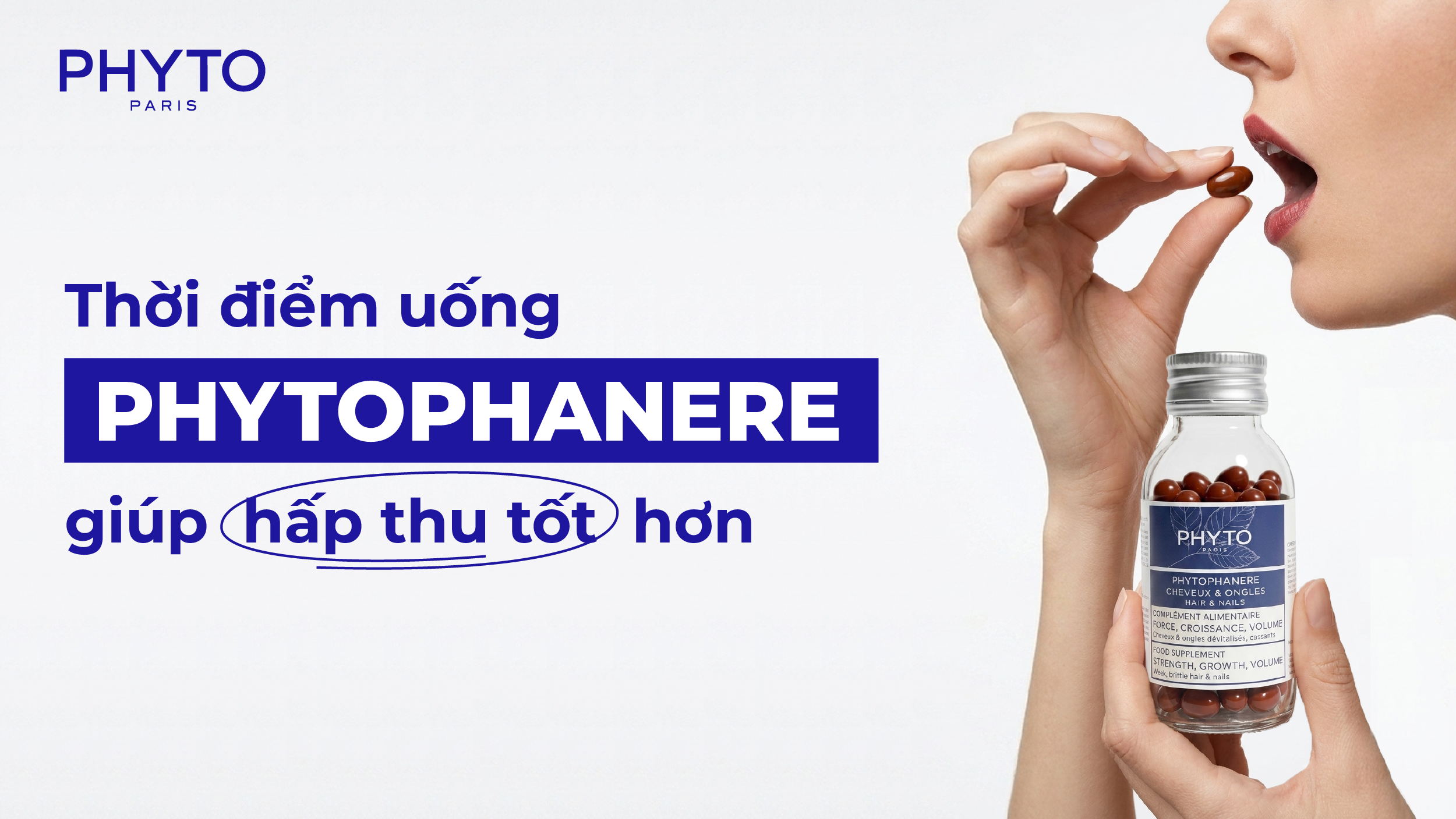 Thời điểm uống Phyto Phanere giúp hấp thu tốt hơn